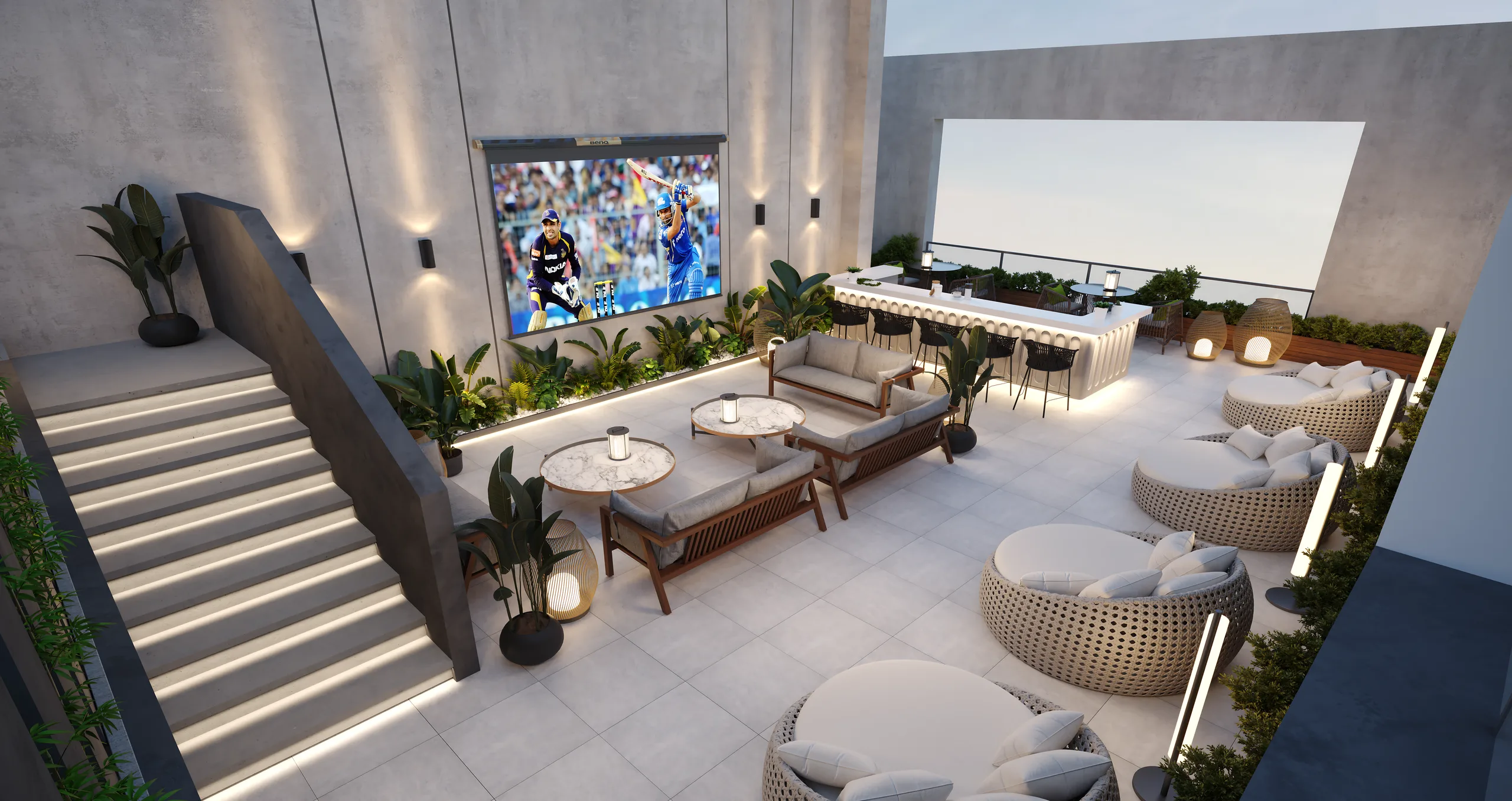 Sports lounge